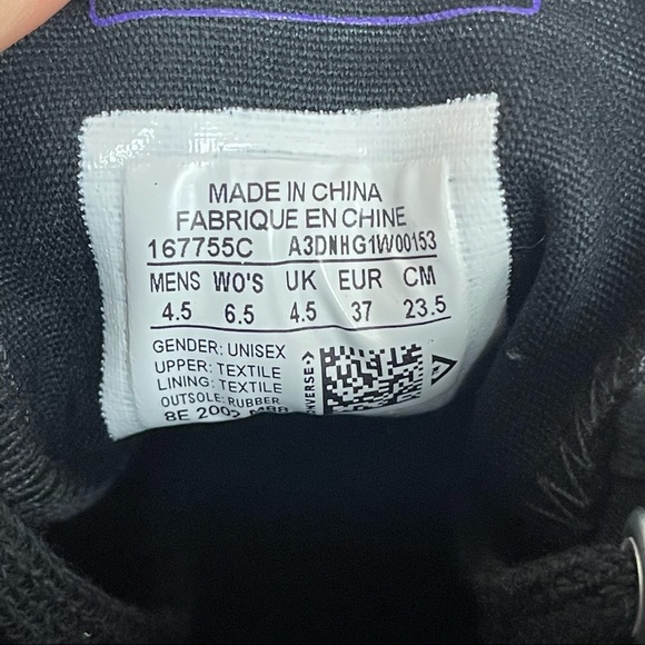 Converse Chuck 70 Pride Rainbow Sequin High Top Sneakers - Picture 9 of 10